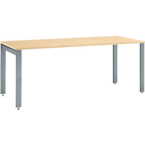 Schäfer Shop Select Schreibtisch LOGIN, 4-Fuß, B 1600 x T 800 x H 740 mm, Ahorn/basaltgrau