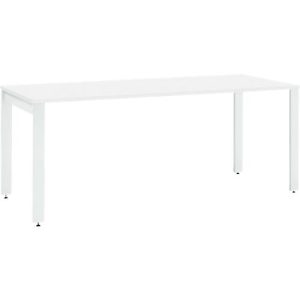 Schäfer Shop Select Schreibtisch LOGIN, 4-Fuß, B 1600 x T 800 x H 740 mm, weiß/verkehrsweiß Schäfer Shop Select Schreibtisch LOGIN, 4-Fuß, B 1600 x T 800 x H 740 mm, weiß/verkehrsweiß