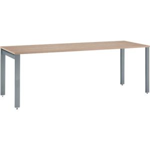 Schäfer Shop Select Schreibtisch LOGIN, 4-Fuß, B 1800 x T 800 x H 740 mm, Eiche/basaltgrau Schäfer Shop Select Schreibtisch LOGIN, 4-Fuß, B 1800 x T 800 x H 740 mm, Eiche/basaltgrau