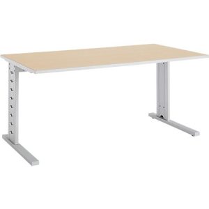 Schäfer Shop Select Schreibtisch Moxxo IQ, Rechteck, C-Fuß, B 1600 x T 800 x H 735 mm, Ahorn-Dekor Schäfer Shop Select Schreibtisch Moxxo IQ, Rechteck, C-Fuß, B 1600 x T 800 x H 735 mm, Ahorn-Dekor