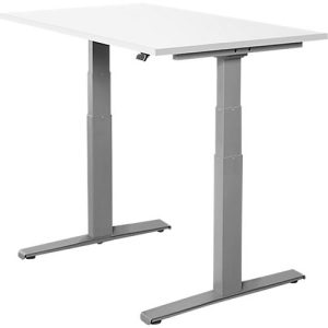 Schäfer Shop Select Schreibtisch SET UP, elektrisch höhenverstellbar, Rechteck, T-Fuß, B 1200 x T 800 x H 645-1290 mm, weiß/weißaluminium Schäfer Shop Select Schreibtisch SET UP, elektrisch höhenverstellbar, Rechteck, T-Fuß, B 1200 x T 800 x H 645-1290 mm, weiß/weißaluminium