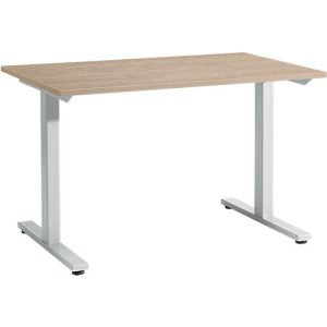 Schäfer Shop Select Schreibtisch Start Off, T-Fuß, Rechteck, Stahl/Holz, B 1200 x T 800 x H 735 mm, Eiche-Dekor Schäfer Shop Select Schreibtisch Start Off, T-Fuß, Rechteck, Stahl/Holz, B 1200 x T 800 x H 735 mm, Eiche-Dekor