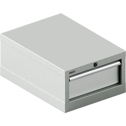 Schäfer Shop Select Schubladenschrank 18-27, 1 Schub, bis 200 kg, B 411 x T 572 x H 250 mm, lichtgrau/lichtgrau
