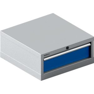 Schäfer Shop Select Schubladenschrank 27-27, 1 Schub, bis 200 kg, B 564 x T 572 x H 250 mm, enzianblau/weißaluminium Schäfer Shop Select Schubladenschrank 27-27, 1 Schub, bis 200 kg, B 564 x T 572 x H 250 mm, enzianblau/weißaluminium