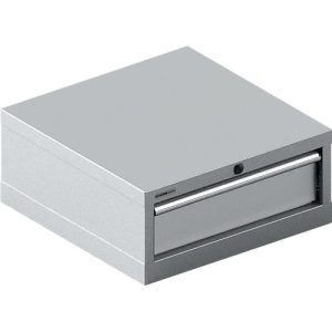 Schäfer Shop Select Schubladenschrank 27-27, 1 Schub, bis 200 kg, B 564 x T 572 x H 250 mm, weißaluminium/weißaluminium Schäfer Shop Select Schubladenschrank 27-27, 1 Schub, bis 200 kg, B 564 x T 572 x H 250 mm, weißaluminium/weißaluminium