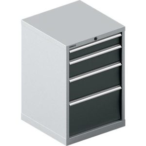 Schäfer Shop Select Schubladenschrank 27-27, 4 Schubl., bis 200 kg, B 564 x T 572 x H 850 mm, anthrazitgrau/weißaluminium Schäfer Shop Select Schubladenschrank 27-27, 4 Schubl., bis 200 kg, B 564 x T 572 x H 850 mm, anthrazitgrau/weißaluminium