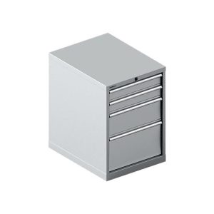 Schäfer Shop Select Schubladenschrank 27-36, 4 Schübe, bis 200 kg, B 564 x T 725 x H 800 mm, weißaluminium/weißaluminium Schäfer Shop Select Schubladenschrank 27-36, 4 Schübe, bis 200 kg, B 564 x T 725 x H 800 mm, weißaluminium/weißaluminium