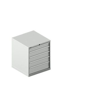 Schäfer Shop Select Schubladenschrank 36-36, 7 Schübe, bis 200 kg, B 717 x T 725 x H 1150 mm, lichtgrau