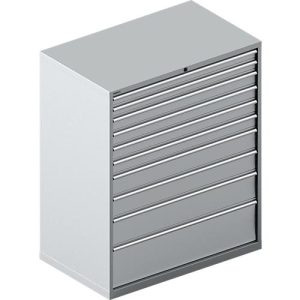 Schäfer Shop Select Schubladenschrank 64-36, 10 Schübe, bis 200 kg, B 1193 x T 725 x H 1450 mm, weißalu Schäfer Shop Select Schubladenschrank 64-36, 10 Schübe, bis 200 kg, B 1193 x T 725 x H 1450 mm, weißalu