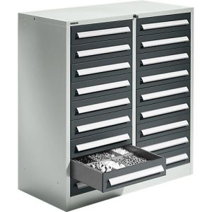 Schäfer Shop Select Schubladenschrank SF 180, 18 Schübe, lichtgrau RAL 7035 anthrazitgrau RAL 7016 Schäfer Shop Select Schubladenschrank SF 180, 18 Schübe, lichtgrau RAL 7035 anthrazitgrau RAL 7016
