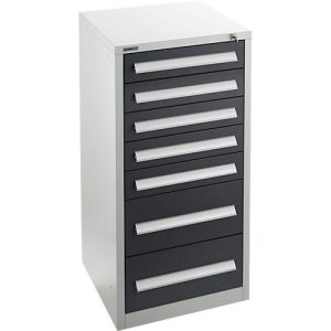 Schäfer Shop Select Schubladenschrank SF 70, 7 Schübe, lichtgrau RAL 7035 anthrazitgrau RAL 4016 Schäfer Shop Select Schubladenschrank SF 70, 7 Schübe, lichtgrau RAL 7035 anthrazitgrau RAL 4016
