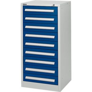 Schäfer Shop Select Schubladenschrank SF 90, 9 Schübe, lichtgrau RAL 7035 enzianblau RAL 5010 Schäfer Shop Select Schubladenschrank SF 90, 9 Schübe, lichtgrau RAL 7035 enzianblau RAL 5010