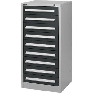 Schäfer Shop Select Schubladenschrank SF 90, 9 Schübe, weißaluminium RAL 9006 anthrazitgrau RAL 7016 Schäfer Shop Select Schubladenschrank SF 90, 9 Schübe, weißaluminium RAL 9006 anthrazitgrau RAL 7016
