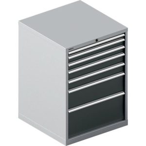 Schäfer Shop Select Schubladenschrank WSK 54-36, Stahl, 7 Schübe, bis 200 kg, B 1023 x T 725 x H 1000 mm, weißaluminium/anthrazitgrau Schäfer Shop Select Schubladenschrank WSK 54-36, Stahl, 7 Schübe, bis 200 kg, B 1023 x T 725 x H 1000 mm, weißaluminium/anthrazitgrau