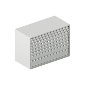 Schäfer Shop Select Schubladenschrank WSK 78–36 E, Stahl, 8 Schübe, 75 kg Traglast, B 1431 mm x T 725 mm x H 1000 mm, lichtgrau/lichtgrau Schäfer Shop Select Schubladenschrank WSK 78–36 E, Stahl, 8 Schübe, 75 kg Traglast, B 1431 mm x T 725 mm x H 1000 mm, lichtgrau/lichtgrau