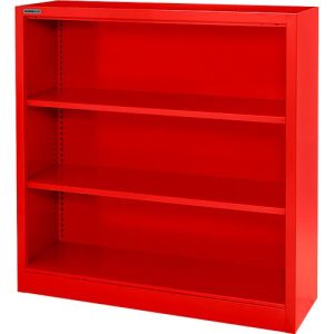 Schäfer Shop Select Stahlregal MS iCOLOUR, 3 Ordnerhöhen, B 950 x T 400 x H 1215 mm, rot RAL 3020 Schäfer Shop Select Stahlregal MS iCOLOUR, 3 Ordnerhöhen, B 950 x T 400 x H 1215 mm, rot RAL 3020