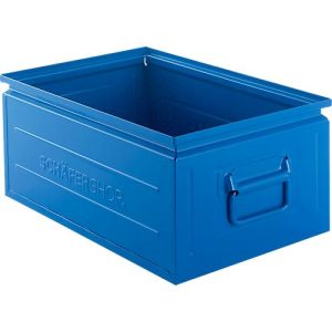 Schäfer Shop Select Stapelbox, 25 l, 120 kg, L 478 x B 307 x H 200 mm, Stahl, RAL 5015 (himmelblau) Schäfer Shop Select Stapelbox, 25 l, 120 kg, L 478 x B 307 x H 200 mm, Stahl, RAL 5015 (himmelblau)