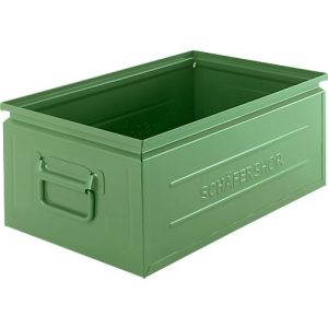 Schäfer Shop Select Stapelbox, 29,5 l, 50 kg, L 527 x B 308 x H 200 mm, Stahl, RAL 6011 (resadagrün) Schäfer Shop Select Stapelbox, 29,5 l, 50 kg, L 527 x B 308 x H 200 mm, Stahl, RAL 6011 (resadagrün)
