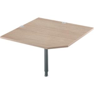 Schäfer Shop Select Systemwinkelplatte, CAD, Fuß, B 1000 x T 1000 mm, Eiche/anthrazit Schäfer Shop Select Systemwinkelplatte, CAD, Fuß, B 1000 x T 1000 mm, Eiche/anthrazit