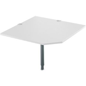 Schäfer Shop Select Systemwinkelplatte, CAD, Fuß, B 1000 x T 1000 mm, lichtgrau/anthrazit Schäfer Shop Select Systemwinkelplatte, CAD, Fuß, B 1000 x T 1000 mm, lichtgrau/anthrazit