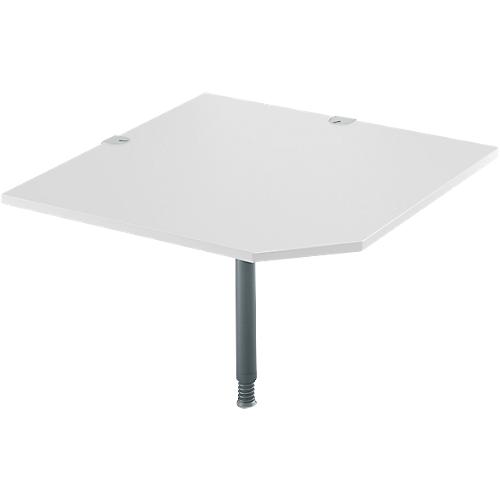 Schäfer Shop Select Systemwinkelplatte, CAD, Fuß, B 1000 x T 1000 mm, lichtgrau/anthrazit