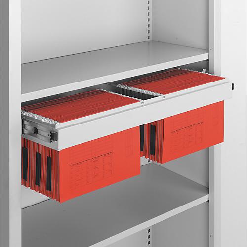 Schäfer Shop Select Teleskophängerahmen, 1200 mm breit, lichtgrau