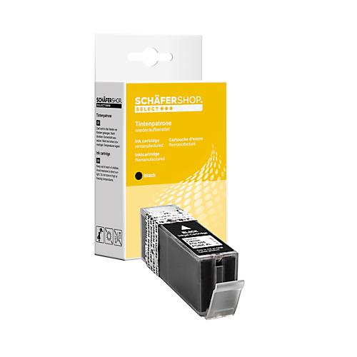 Schäfer Shop Select Tintenpatrone, ersetzt Canon PGI-550PGBK XL (6431B001), Einzelpack, schwarz-pigmentiert