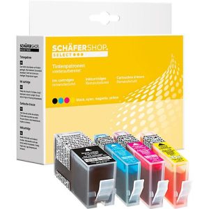 Schäfer Shop Select Tintenpatronen, ersetzt HP 920XL (C2N92AE), Mixpack, schwarz, cyan, gelb, magenta Schäfer Shop Select Tintenpatronen, ersetzt HP 920XL (C2N92AE), Mixpack, schwarz, cyan, gelb, magenta