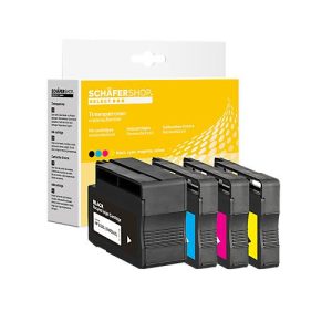 Schäfer Shop Select Tintenpatronen, ersetzt HP 932XL/933XL CMYK (C2P42AE), Mixpack, schwarz, cyan, gelb, magenta Schäfer Shop Select Tintenpatronen, ersetzt HP 932XL/933XL CMYK (C2P42AE), Mixpack, schwarz, cyan, gelb, magenta