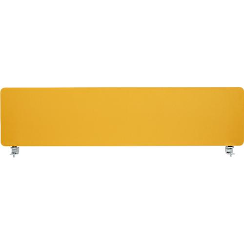 Schäfer Shop Select Tischtrennwand, Materialstärke 30 mm, B 1800 x H 387 mm, 100 % Post-Consumer-Recyclingpolyester, gelb