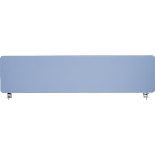 Schäfer Shop Select Tischtrennwand, Materialstärke 30 mm, B 2000 x H 387 mm, 100 % Post-Consumer-Recyclingpolyester, blaugrau