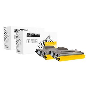 Schäfer Shop Select Toner, ersetzt Brother TN-2120 (TN2120), Doppelpack, schwarz Schäfer Shop Select Toner, ersetzt Brother TN-2120 (TN2120), Doppelpack, schwarz