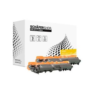 Schäfer Shop Select Toner, ersetzt Brother TN-241BK (TN241BK), Doppelpack, schwarz Schäfer Shop Select Toner, ersetzt Brother TN-241BK (TN241BK), Doppelpack, schwarz