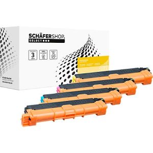 Schäfer Shop Select Toner, ersetzt Brother TN-243CMYK, Mixpack, schwarz, cyan, magenta, gelb Schäfer Shop Select Toner, ersetzt Brother TN-243CMYK, Mixpack, schwarz, cyan, magenta, gelb