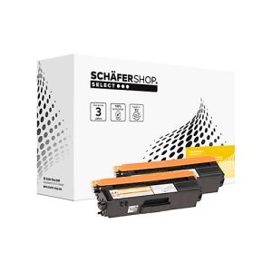 Schäfer Shop Select Toner, ersetzt Brother TN-325BK (TN325BK), Doppelpack, schwarz Schäfer Shop Select Toner, ersetzt Brother TN-325BK (TN325BK), Doppelpack, schwarz