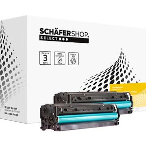 Schäfer Shop Select Toner, ersetzt HP 305X (CE410X), Doppelpack, schwarz Schäfer Shop Select Toner, ersetzt HP 305X (CE410X), Doppelpack, schwarz