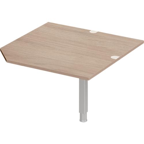 Schäfer Shop Select Verkettungsplatte PLANOVA ERGOSTYLE, CAD, B 1000, Fuß, Eiche