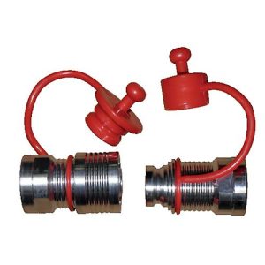 Schlauch-Schnellkupplung für CEMO Dieselpumpen, mit Staubschutzkappen, Anschluss 1˝ IG Schlauch-Schnellkupplung für CEMO Dieselpumpen, mit Staubschutzkappen, Anschluss 1˝ IG