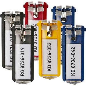 Schlüsselanhänger Key Clip, sortiert, 6 Stück Schlüsselanhänger Key Clip, sortiert, 6 Stück