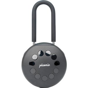 Schlüsseltresor Phoenix Palm KS0213ES, motorisiertes Schlüsselschloss, Steuerung per App, Bluetooth, Wasser-/Staubfest IP65, mit Schlossbügel, schwarz Schlüsseltresor Phoenix Palm KS0213ES, motorisiertes Schlüsselschloss, Steuerung per App, Bluetooth, Wasser-/Staubfest IP65, mit Schlossbügel, schwarz