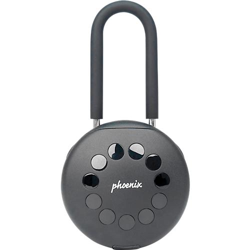 Schlüsseltresor Phoenix Palm KS0213ES, motorisiertes Schlüsselschloss, Steuerung per App, Bluetooth, Wasser-/Staubfest IP65, mit Schlossbügel, schwarz