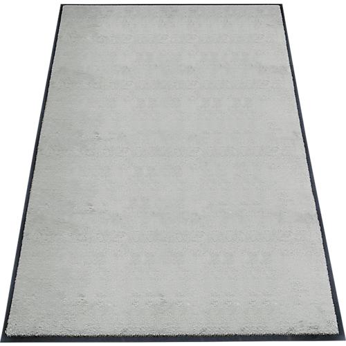 Schmutzfangmatte miltex Eazycare Style, eckig, antistatisch, UV-beständig, waschbar, High-Twist-Nylon & Niltrilgummi, 1200 x 2000 mm, kieselgrau