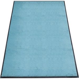Schmutzfangmatte miltex Eazycare Style, eckig, antistatisch, UV-beständig, waschbar, High-Twist-Nylon & Niltrilgummi, 1200 x 2000 mm, pastellblau Schmutzfangmatte miltex Eazycare Style, eckig, antistatisch, UV-beständig, waschbar, High-Twist-Nylon & Niltrilgummi, 1200 x 2000 mm, pastellblau