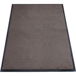 Schmutzfangmatte miltex Eazycare Style, eckig, antistatisch, UV-beständig, waschbar, High-Twist-Nylon & Niltrilgummi, 800 x 1200 mm, graubraun Schmutzfangmatte miltex Eazycare Style, eckig, antistatisch, UV-beständig, waschbar, High-Twist-Nylon & Niltrilgummi, 800 x 1200 mm, graubraun