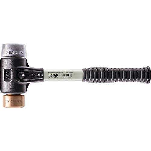 Schonhammer SIMPLEX L.300mm Kopf-Ø 30mm hart Fiberglas Stahlguss