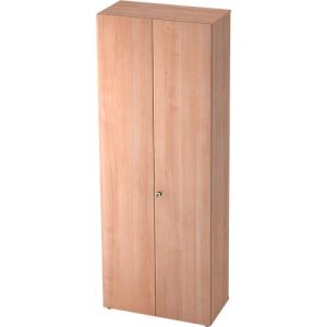 Schrank TOPAS LINE, Akten/Garderobenschrank, 6 Ordnerhöhen, B 800 mm, Nussbaum Schrank TOPAS LINE, Akten/Garderobenschrank, 6 Ordnerhöhen, B 800 mm, Nussbaum