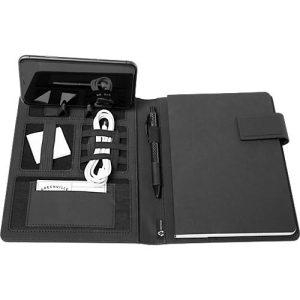Schreibmappe Lightpak®, A5, Multifunktionsbänder, 1 Einsteckfach, Stifteschlaufe, Handy-/Tabletaufsteller, 1 Block, Magnetverschluss, RPET, anthrazit Schreibmappe Lightpak®, A5, Multifunktionsbänder, 1 Einsteckfach, Stifteschlaufe, Handy-/Tabletaufsteller, 1 Block, Magnetverschluss, RPET, anthrazit