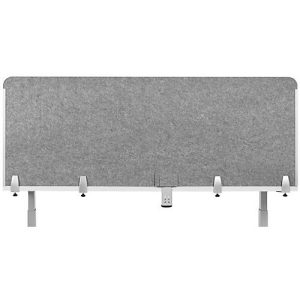 Schreibtisch-Akustik-Trennwand BE Safety Screen Rückwand, ohne Acrylfenster, Dicke 10 mm, B 1600 x H 600 mm, hellgrau Schreibtisch-Akustik-Trennwand BE Safety Screen Rückwand, ohne Acrylfenster, Dicke 10 mm, B 1600 x H 600 mm, hellgrau