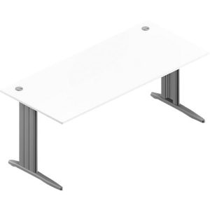 Schreibtisch ARLON-OFFICE, B 1800 x T 800 x H 730 mm, weiß Schreibtisch ARLON-OFFICE, B 1800 x T 800 x H 730 mm, weiß