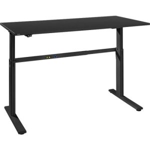 Schreibtisch Bexxstar, elektrisch höhenverstellbar, Rechteck, C-Fuß, B 1800 x T 800 x H 725-1185 mm, schwarz Schreibtisch Bexxstar, elektrisch höhenverstellbar, Rechteck, C-Fuß, B 1800 x T 800 x H 725-1185 mm, schwarz